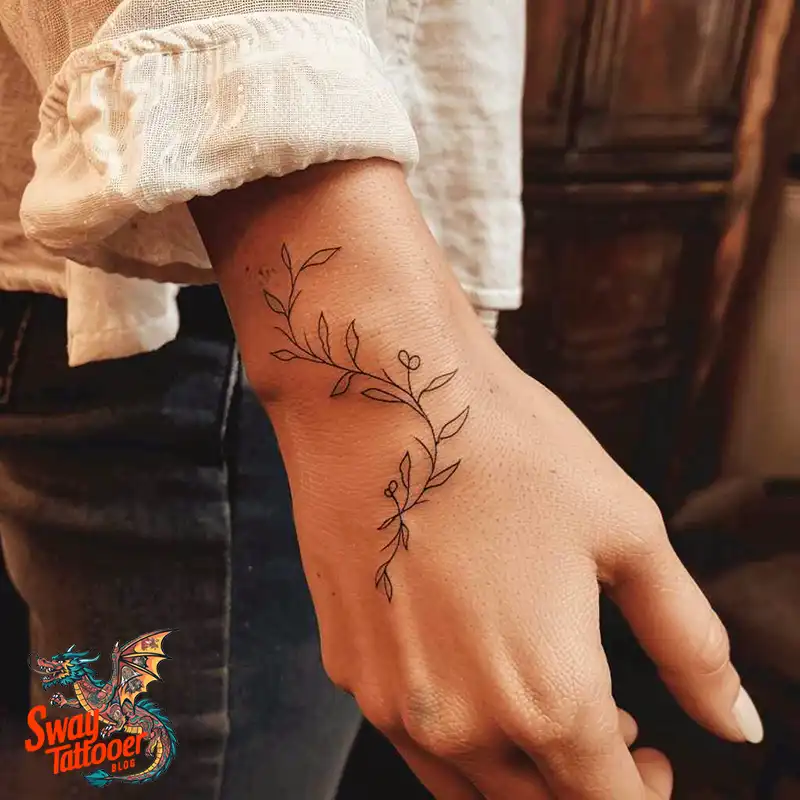 100 Vine on Wrist Tattoo Designs: Dance of Nature and Art 42 vine on wrist tattoo