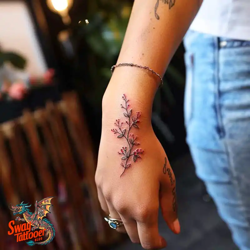 100 Vine on Wrist Tattoo Designs: Dance of Nature and Art 35 vine on wrist tattoo