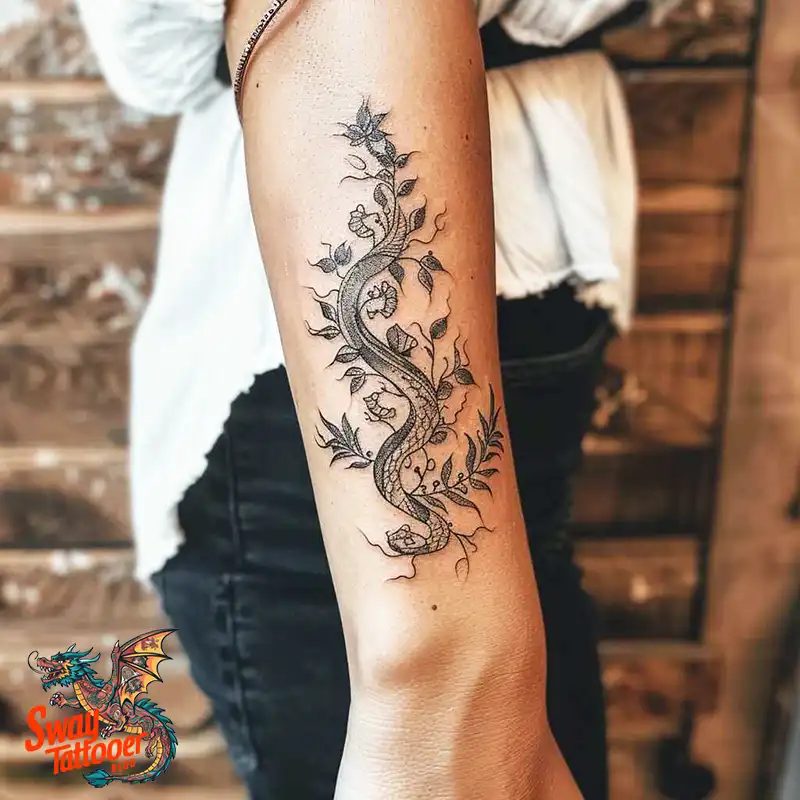 100 Vine on Wrist Tattoo Designs: Dance of Nature and Art 33 vine on wrist tattoo