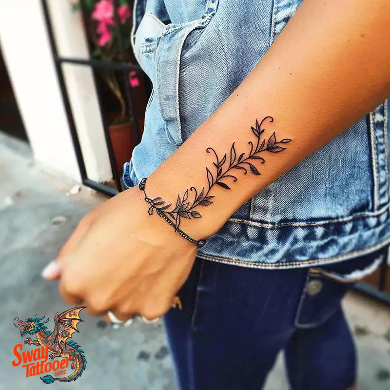100 Vine on Wrist Tattoo Designs: Dance of Nature and Art 31 vine on wrist tattoo