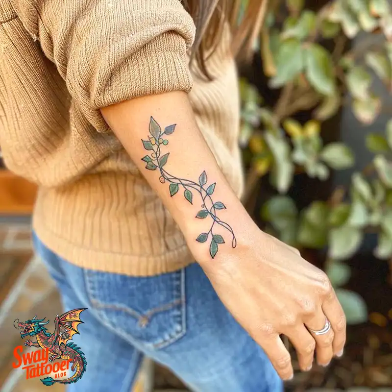 100 Vine on Wrist Tattoo Designs: Dance of Nature and Art 25 vine on wrist tattoo