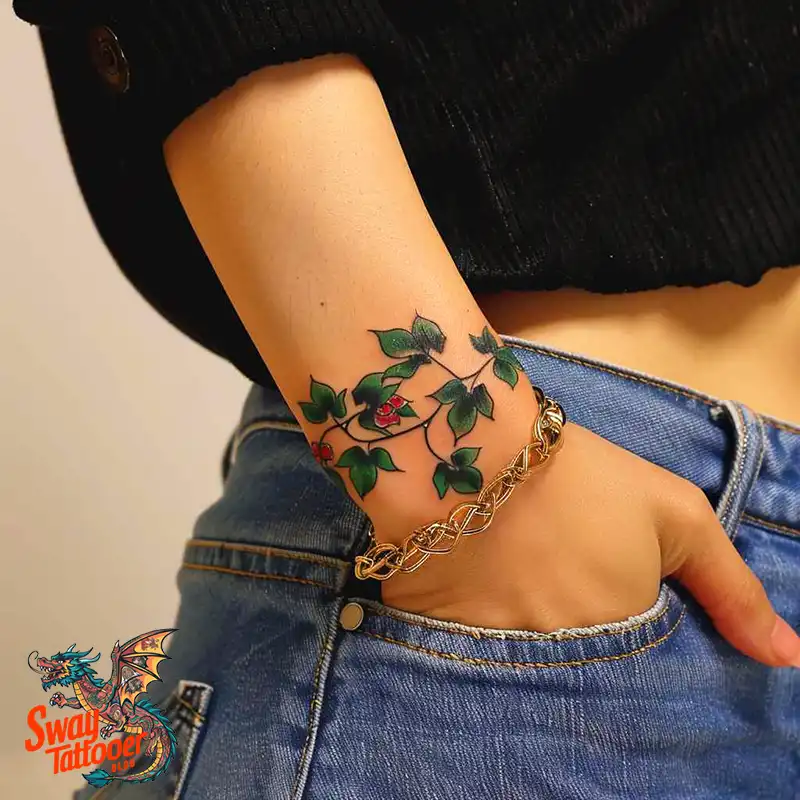 100 Vine on Wrist Tattoo Designs: Dance of Nature and Art 15 vine on wrist tattoo