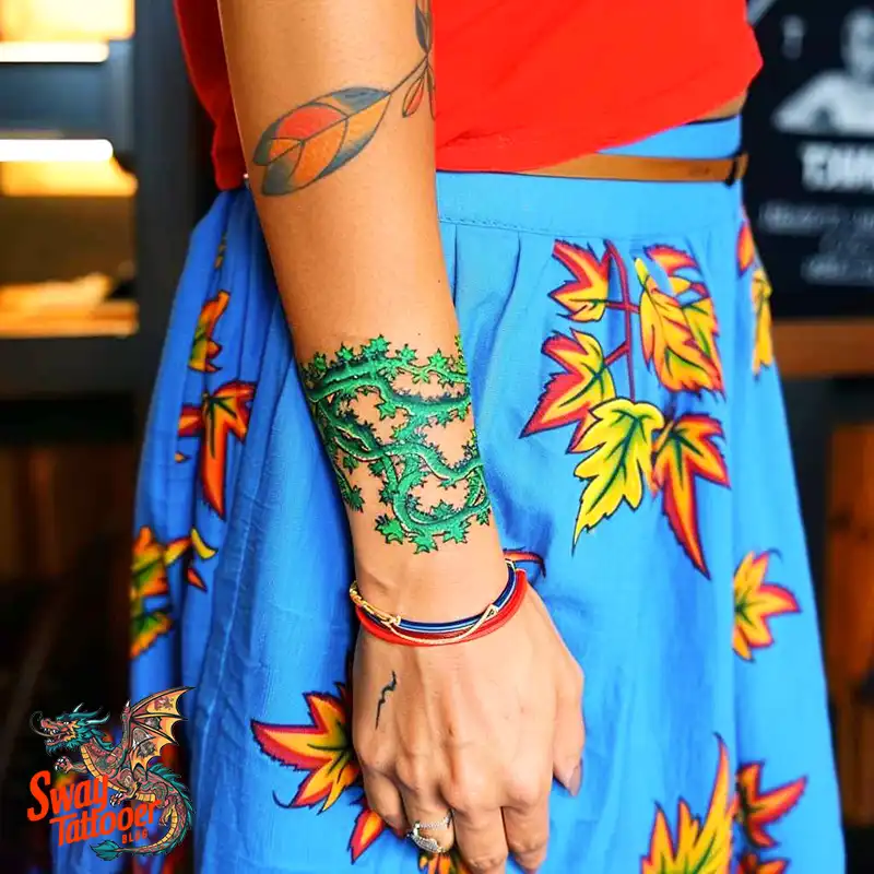100 Vine on Wrist Tattoo Designs: Dance of Nature and Art 13 vine on wrist tattoo