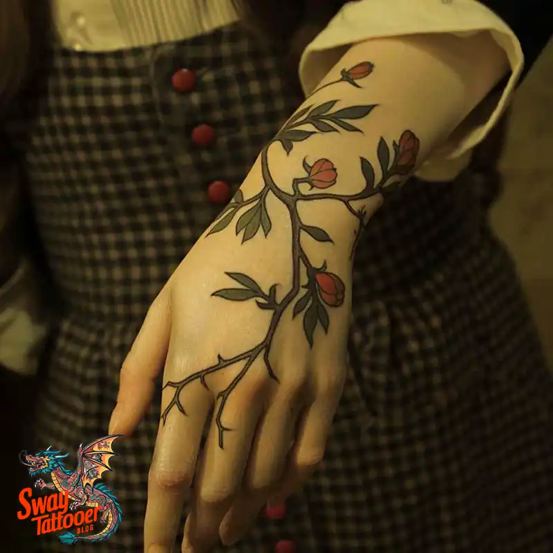 100 Vine on Wrist Tattoo Designs: Dance of Nature and Art 10 vine on wrist tattoo