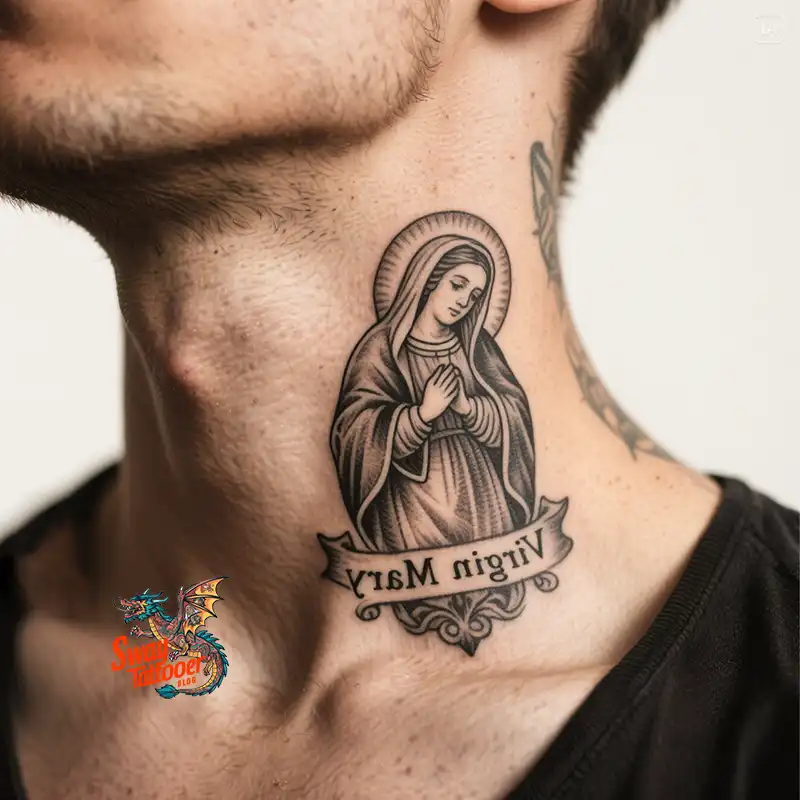 100 Virgin Mary Tattoo Design Ideas: Sacred Art in Ink 72 virgin mary tattoo