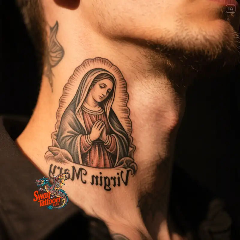 100 Virgin Mary Tattoo Design Ideas: Sacred Art in Ink 71 virgin mary tattoo