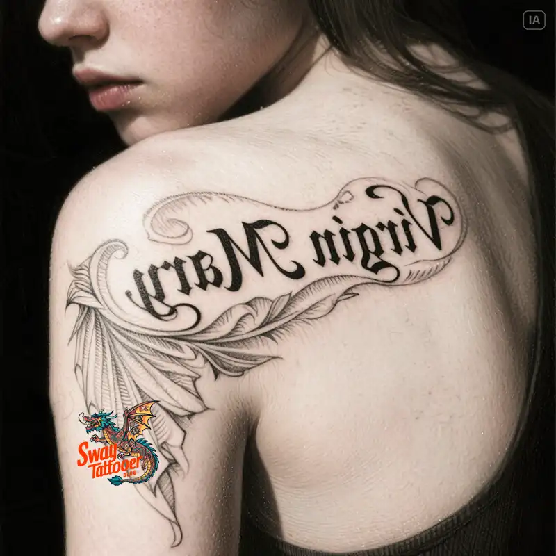 100 Virgin Mary Tattoo Design Ideas: Sacred Art in Ink 31 virgin mary tattoo