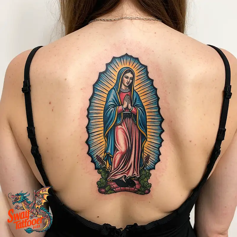 100 Virgin Mary Tattoo Design Ideas: Sacred Art in Ink 70 virgin mary tattoo