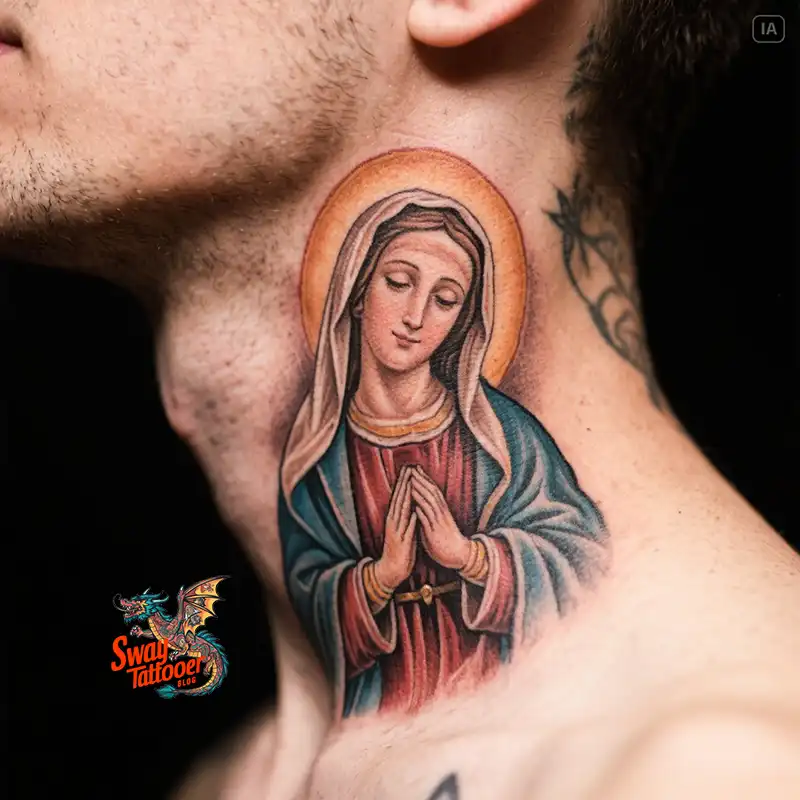 100 Virgin Mary Tattoo Design Ideas: Sacred Art in Ink 1 virgin mary tattoo