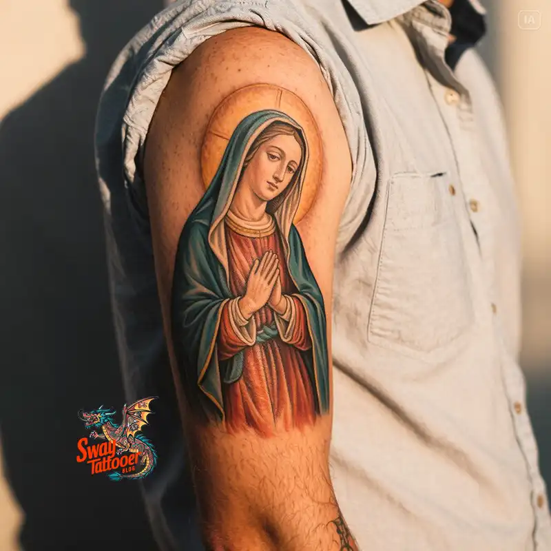 100 Virgin Mary Tattoo Design Ideas: Sacred Art in Ink 50 virgin mary tattoo