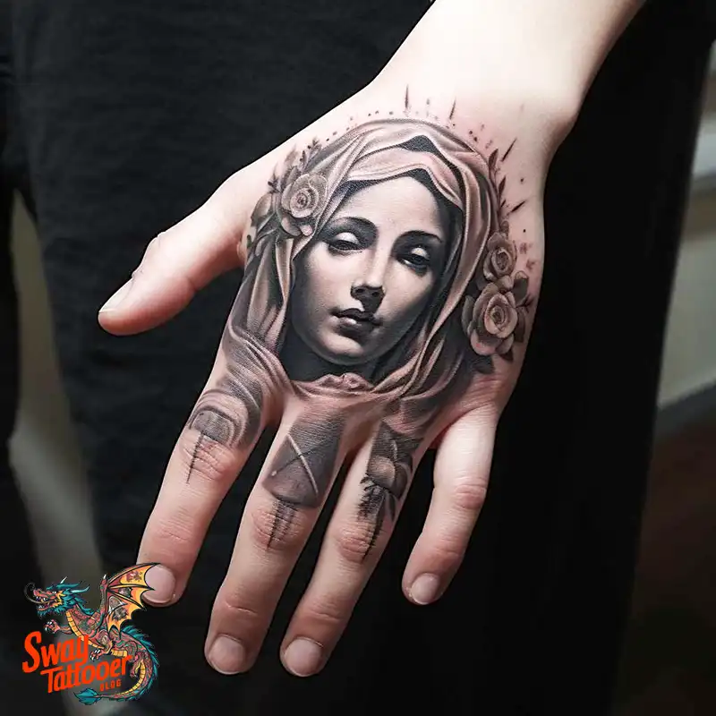 100 Virgin Mary Tattoo Design Ideas: Sacred Art in Ink 46 virgin mary tattoo