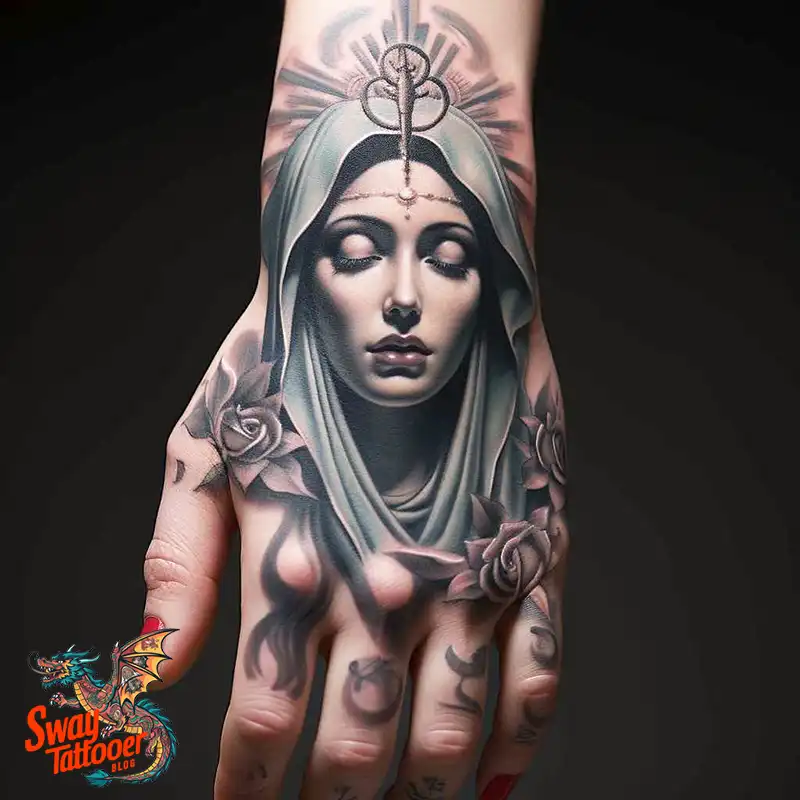 100 Virgin Mary Tattoo Design Ideas: Sacred Art in Ink 21 virgin mary tattoo
