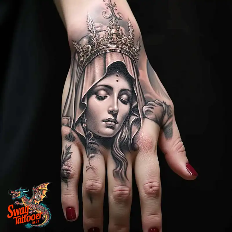 100 Virgin Mary Tattoo Design Ideas: Sacred Art in Ink 18 virgin mary tattoo