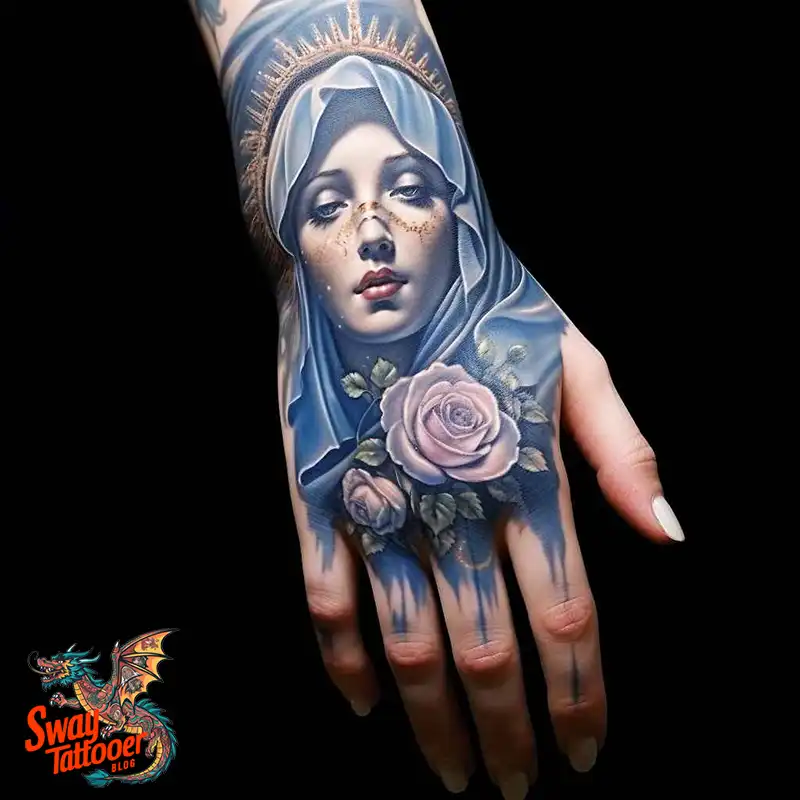100 Virgin Mary Tattoo Design Ideas: Sacred Art in Ink 61 virgin mary tattoo