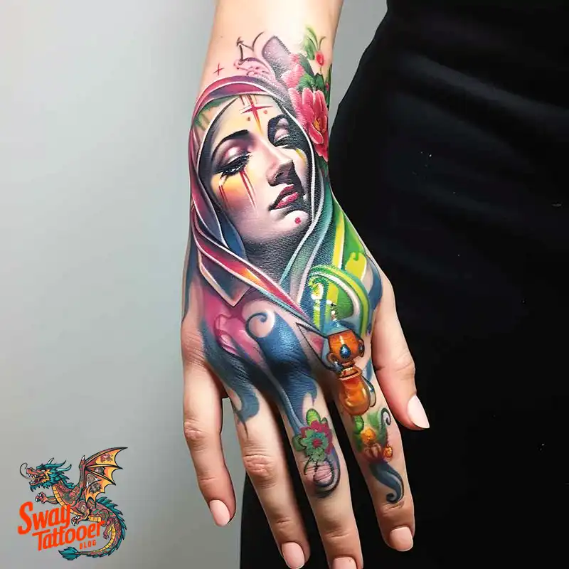 100 Virgin Mary Tattoo Design Ideas: Sacred Art in Ink 62 virgin mary tattoo