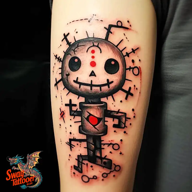 50 Voodoo Doll Tattoo Design Ideas: Mystical Art of Magic 51 voodoo doll tattoo