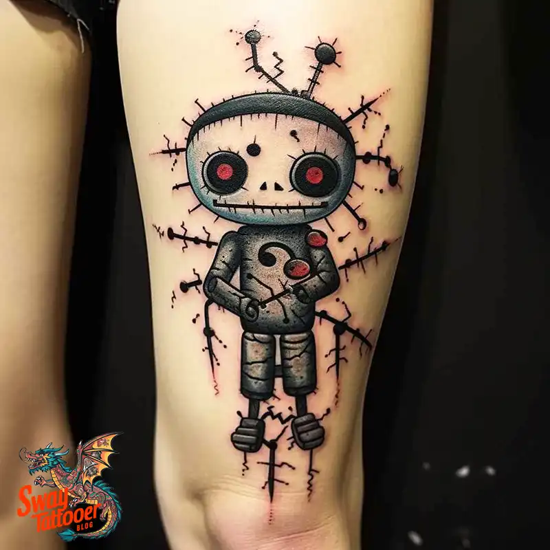 50 Voodoo Doll Tattoo Design Ideas: Mystical Art of Magic 50 voodoo doll tattoo
