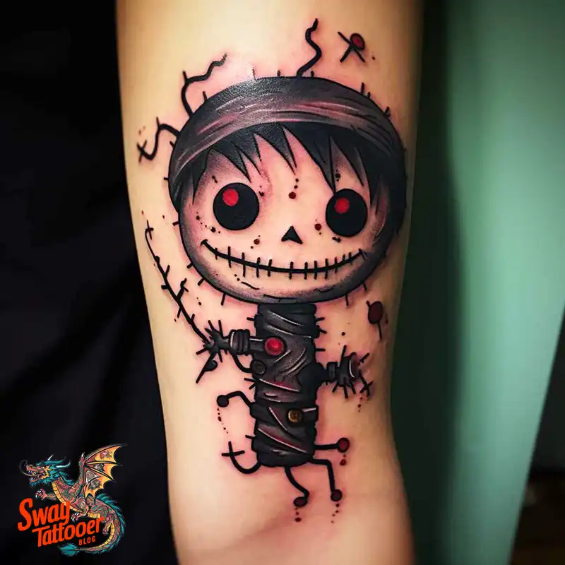 50 Voodoo Doll Tattoo Design Ideas: Mystical Art of Magic 25 voodoo doll tattoo