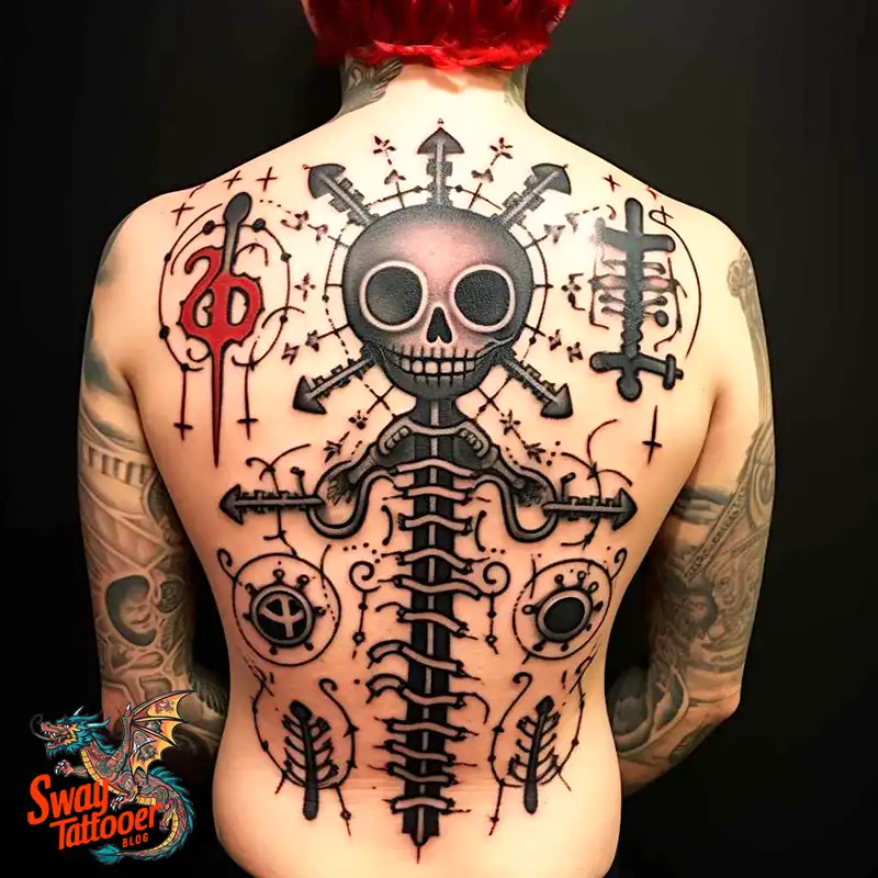50 Voodoo Doll Tattoo Design Ideas: Mystical Art of Magic 18 voodoo doll tattoo