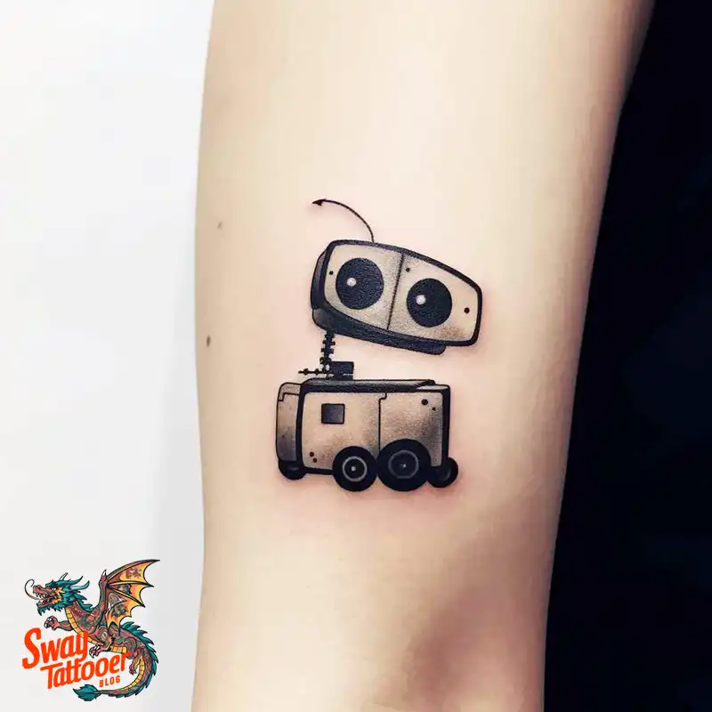 100 Wall-E Tattoo Designs: Love, Curiosity, and Robots 77 wall-e tattoo