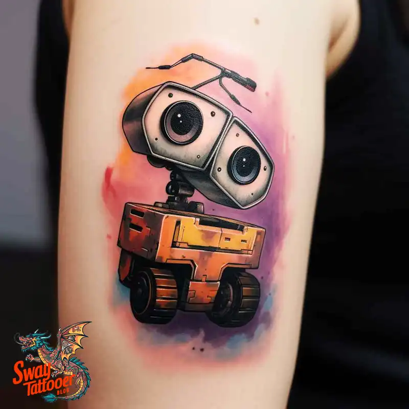 100 Wall-E Tattoo Designs: Love, Curiosity, and Robots 65 wall-e tattoo