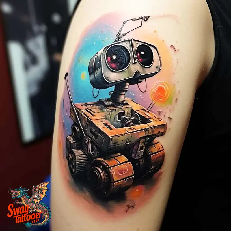 100 Wall-E Tattoo Designs: Love, Curiosity, and Robots 54 wall-e tattoo