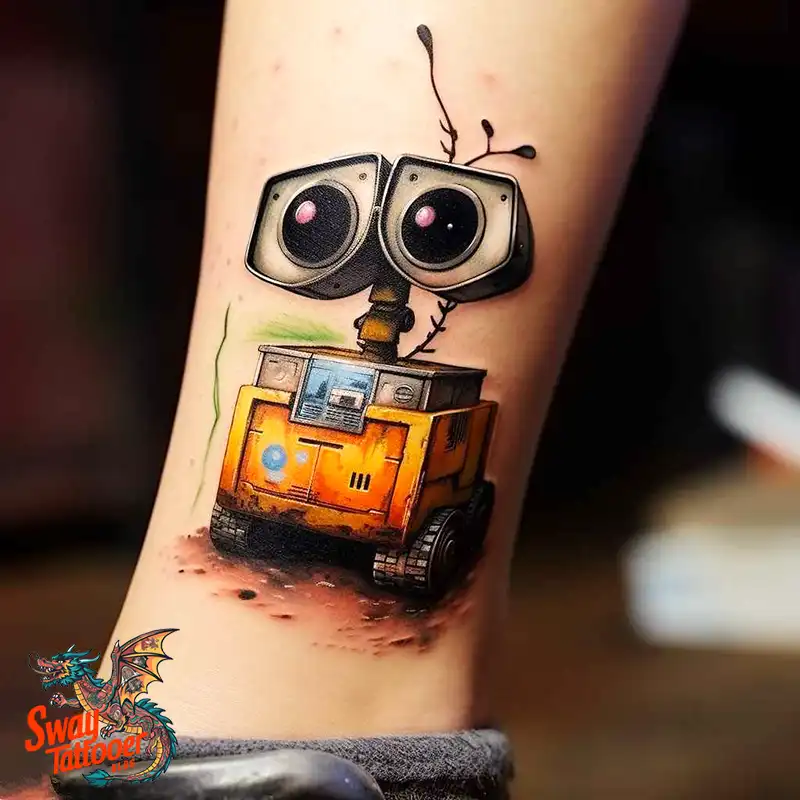 100 Wall-E Tattoo Designs: Love, Curiosity, and Robots 51 wall-e tattoo