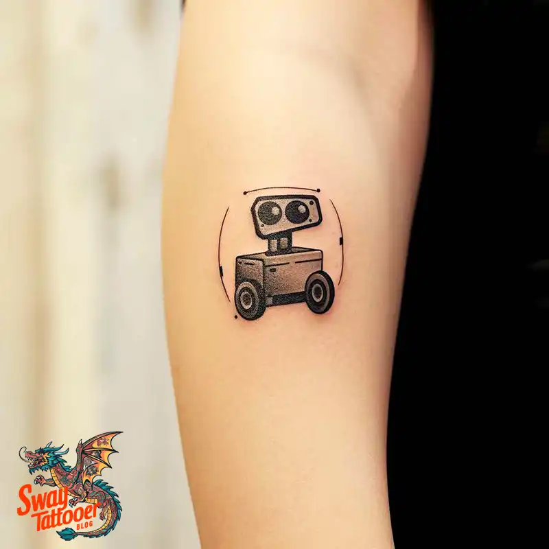 100 Wall-E Tattoo Designs: Love, Curiosity, and Robots 78 wall-e tattoo