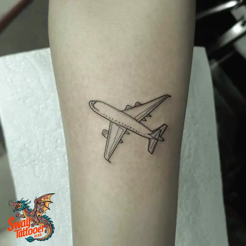80 Airplane Tattoo Designs: Ink Ideas for Sky Enthusiasts 74 Airplane Tattoo