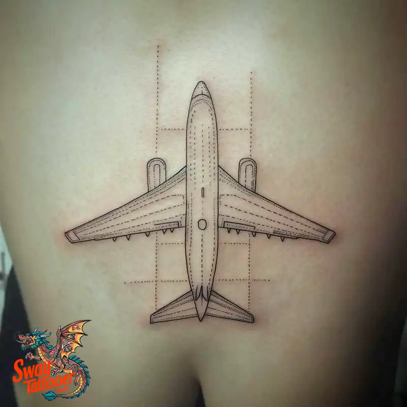 80 Airplane Tattoo Designs: Ink Ideas for Sky Enthusiasts 75 Airplane Tattoo