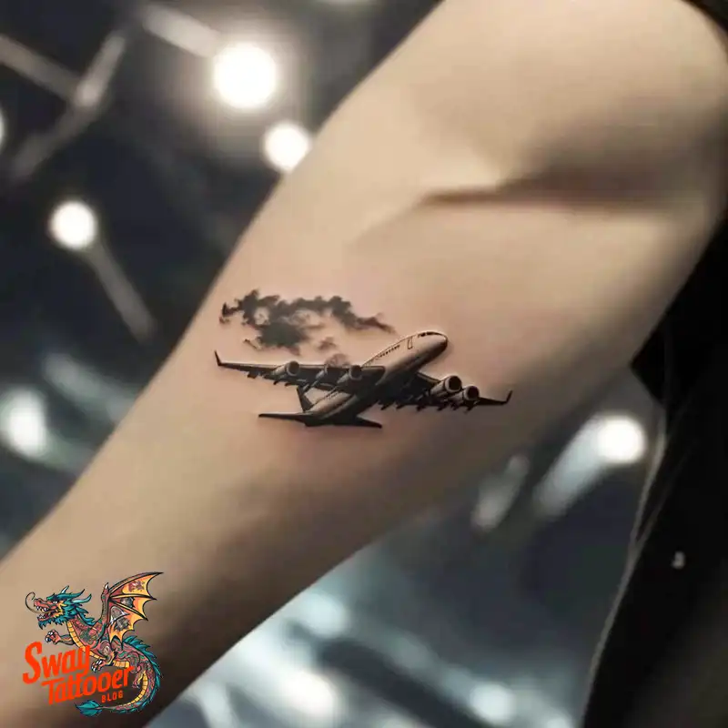 80 Airplane Tattoo Designs: Ink Ideas for Sky Enthusiasts 77 Airplane Tattoo
