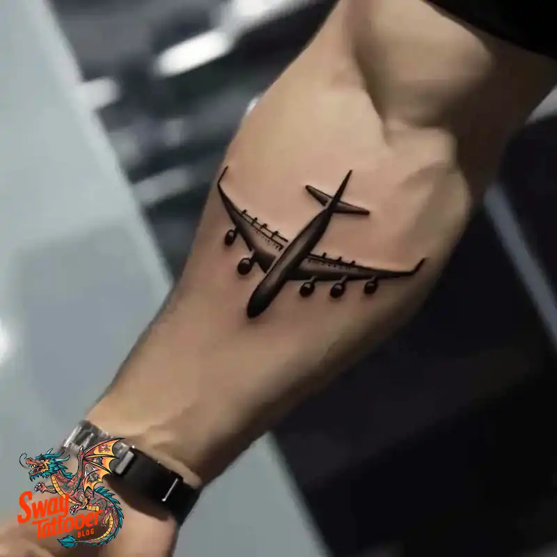 80 Airplane Tattoo Designs: Ink Ideas for Sky Enthusiasts 78 Airplane Tattoo