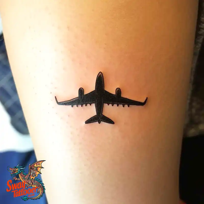 80 Airplane Tattoo Designs: Ink Ideas for Sky Enthusiasts 62 Airplane Tattoo