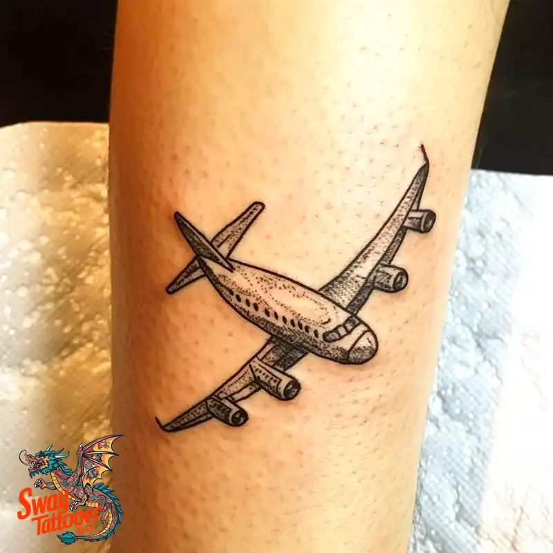 80 Airplane Tattoo Designs: Ink Ideas for Sky Enthusiasts 60 Airplane Tattoo