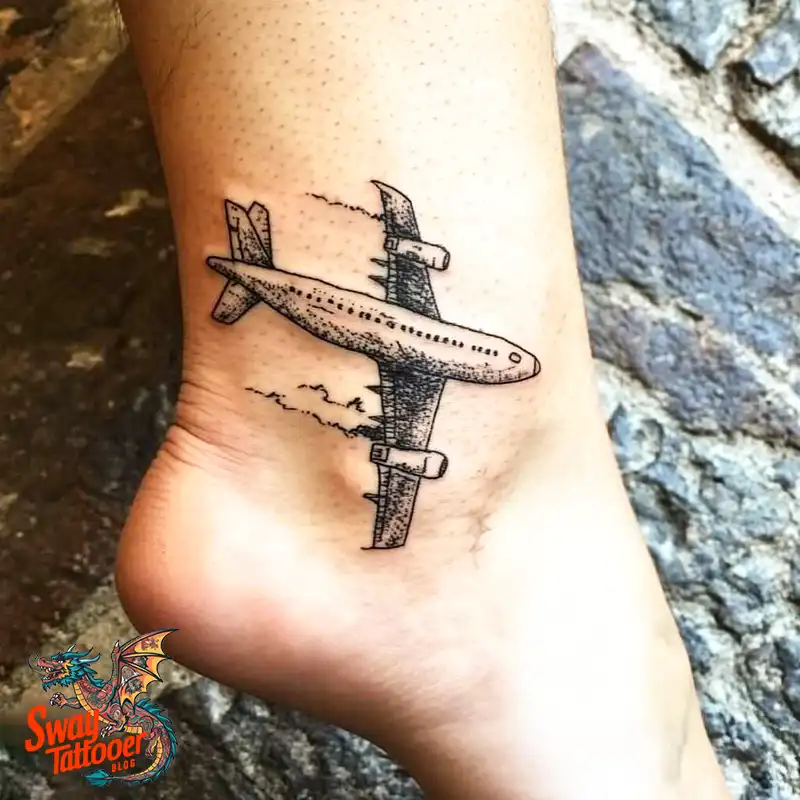 80 Airplane Tattoo Designs: Ink Ideas for Sky Enthusiasts 59 Airplane Tattoo