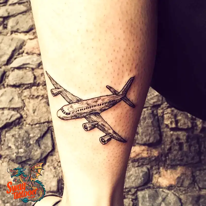 80 Airplane Tattoo Designs: Ink Ideas for Sky Enthusiasts 58 Airplane Tattoo
