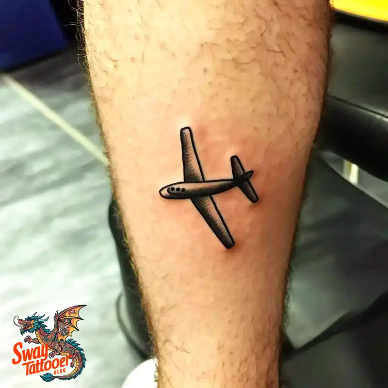 80 Airplane Tattoo Designs: Ink Ideas for Sky Enthusiasts 55 Airplane Tattoo