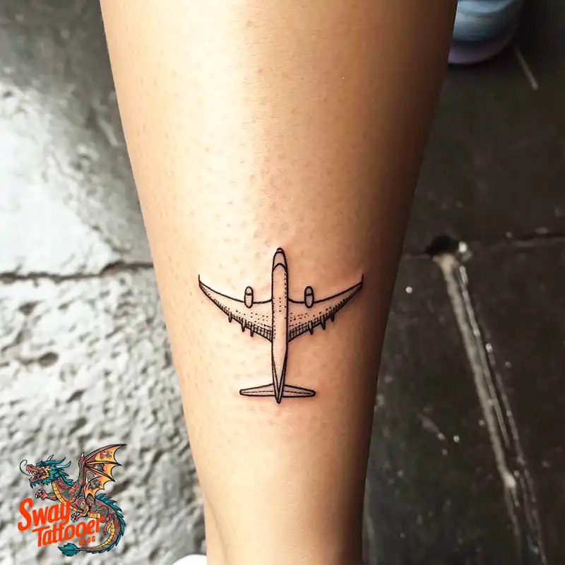 80 Airplane Tattoo Designs: Ink Ideas for Sky Enthusiasts 53 Airplane Tattoo