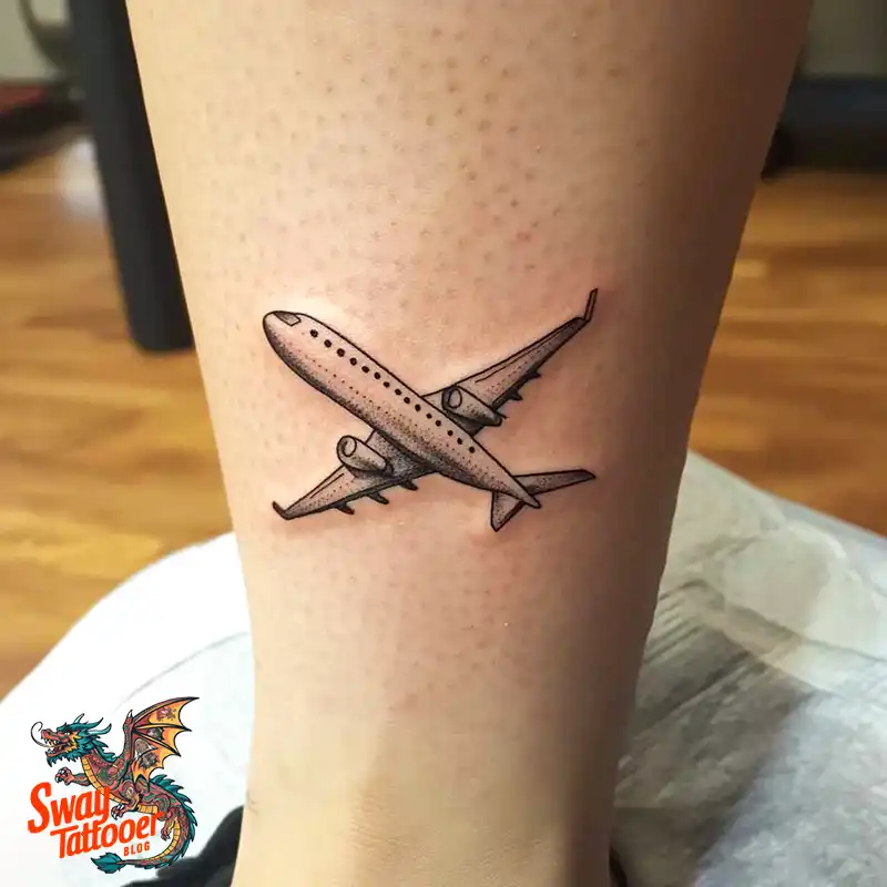 80 Airplane Tattoo Designs: Ink Ideas for Sky Enthusiasts 52 Airplane Tattoo