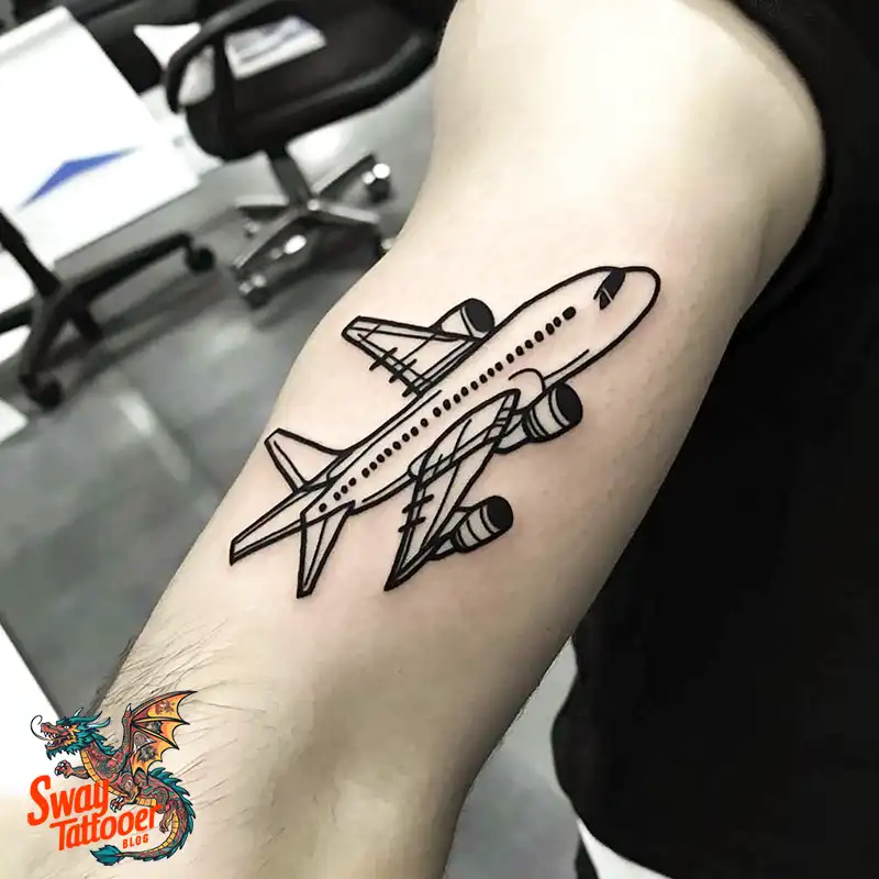 80 Airplane Tattoo Designs: Ink Ideas for Sky Enthusiasts 50 Airplane Tattoo