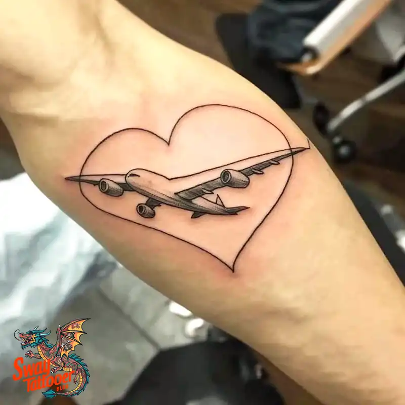 80 Airplane Tattoo Designs: Ink Ideas for Sky Enthusiasts 68 Airplane Tattoo
