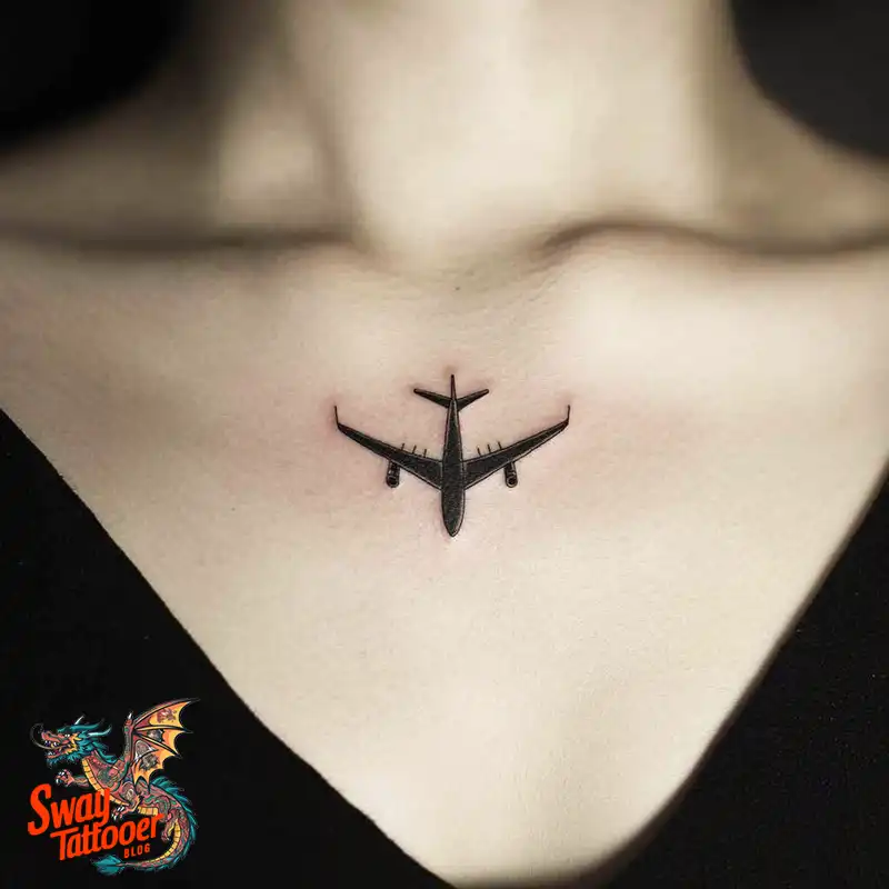 80 Airplane Tattoo Designs: Ink Ideas for Sky Enthusiasts 39 Airplane Tattoo