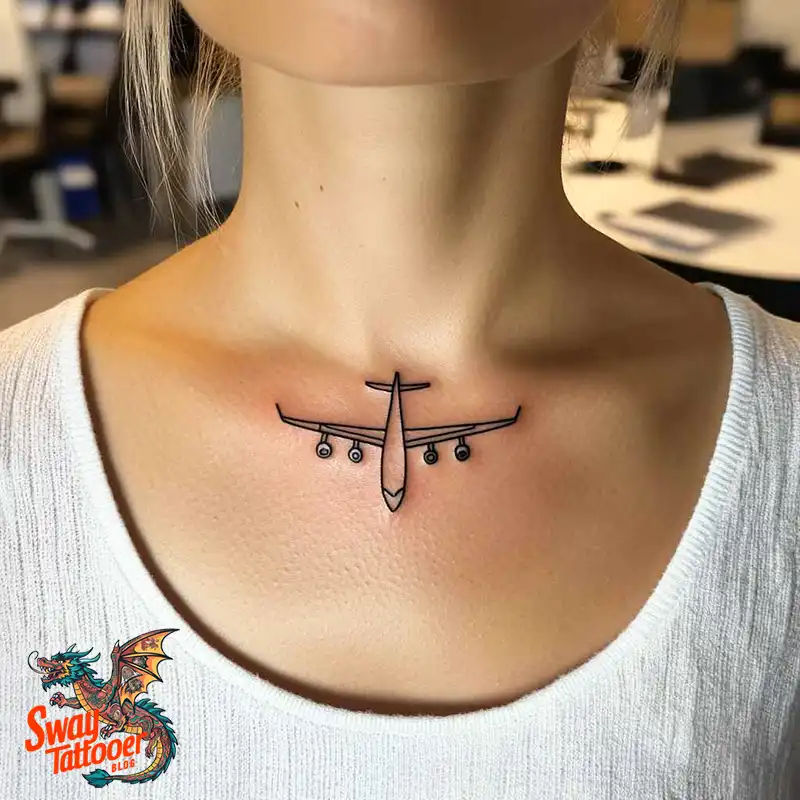 80 Airplane Tattoo Designs: Ink Ideas for Sky Enthusiasts 38 Airplane Tattoo