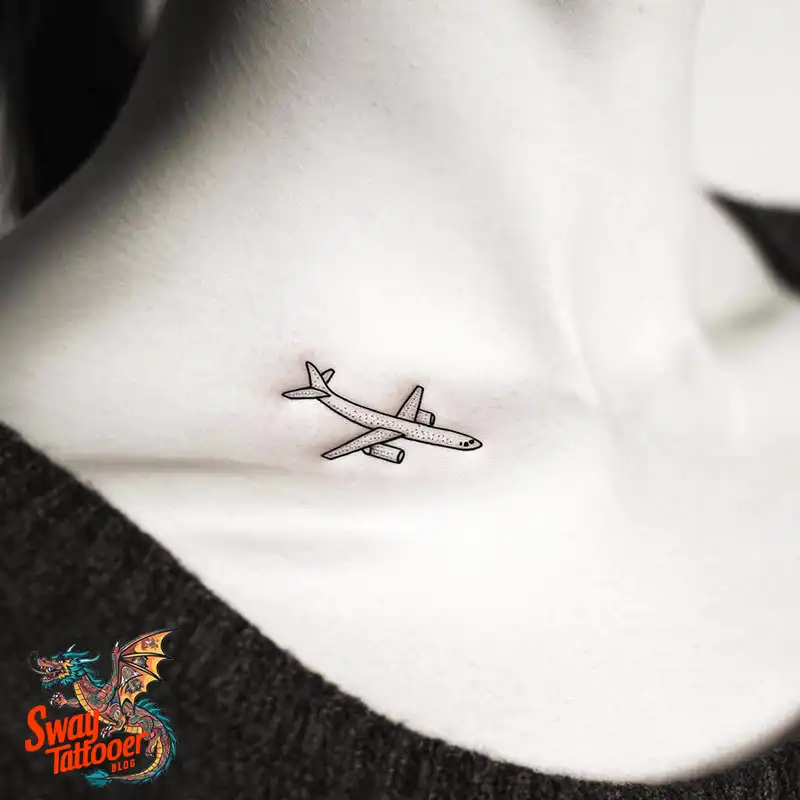 80 Airplane Tattoo Designs: Ink Ideas for Sky Enthusiasts 37 Airplane Tattoo