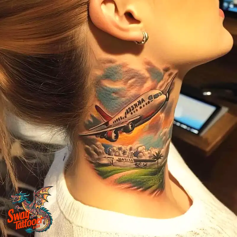 80 Airplane Tattoo Designs: Ink Ideas for Sky Enthusiasts 36 Airplane Tattoo