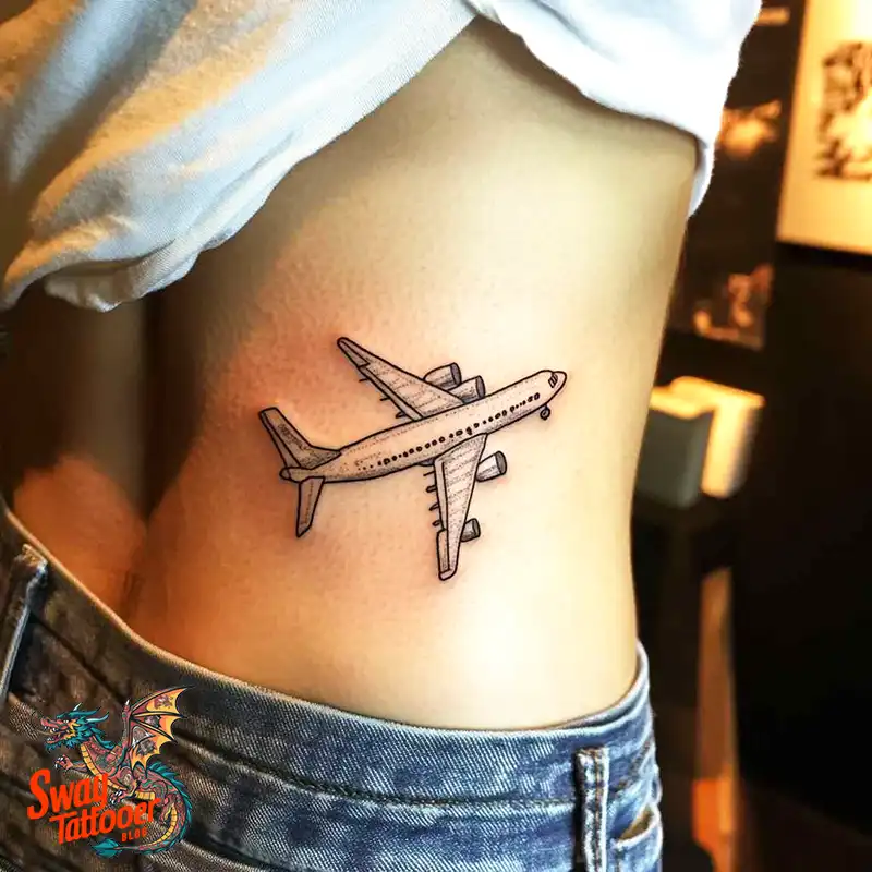 80 Airplane Tattoo Designs: Ink Ideas for Sky Enthusiasts 31 Airplane Tattoo