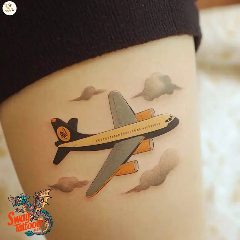 80 Airplane Tattoo Designs: Ink Ideas for Sky Enthusiasts 25 Airplane Tattoo