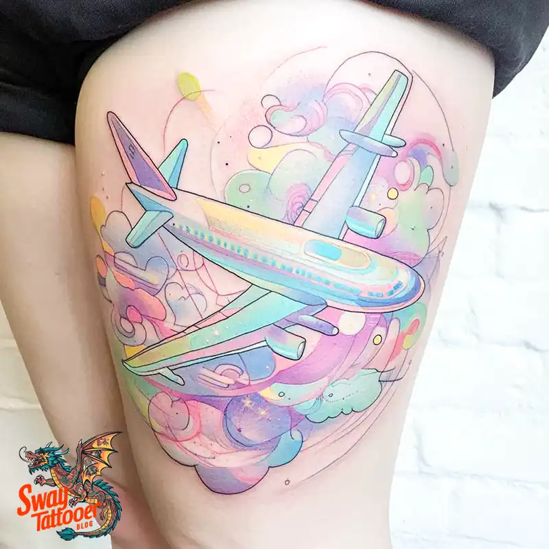 80 Airplane Tattoo Designs: Ink Ideas for Sky Enthusiasts 24 Airplane Tattoo