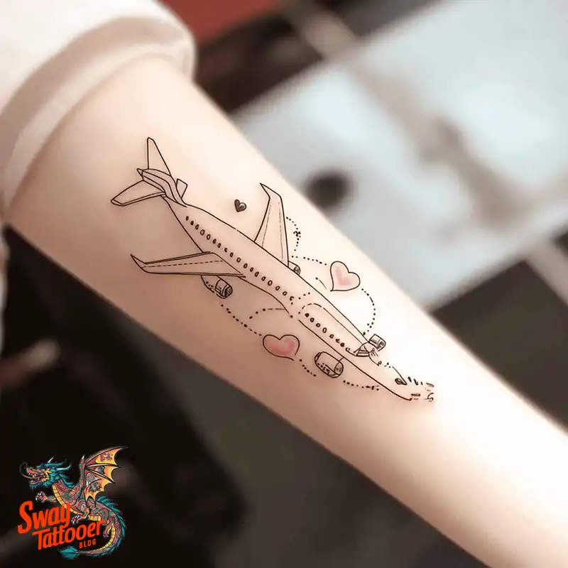 80 Airplane Tattoo Designs: Ink Ideas for Sky Enthusiasts 70 Airplane Tattoo