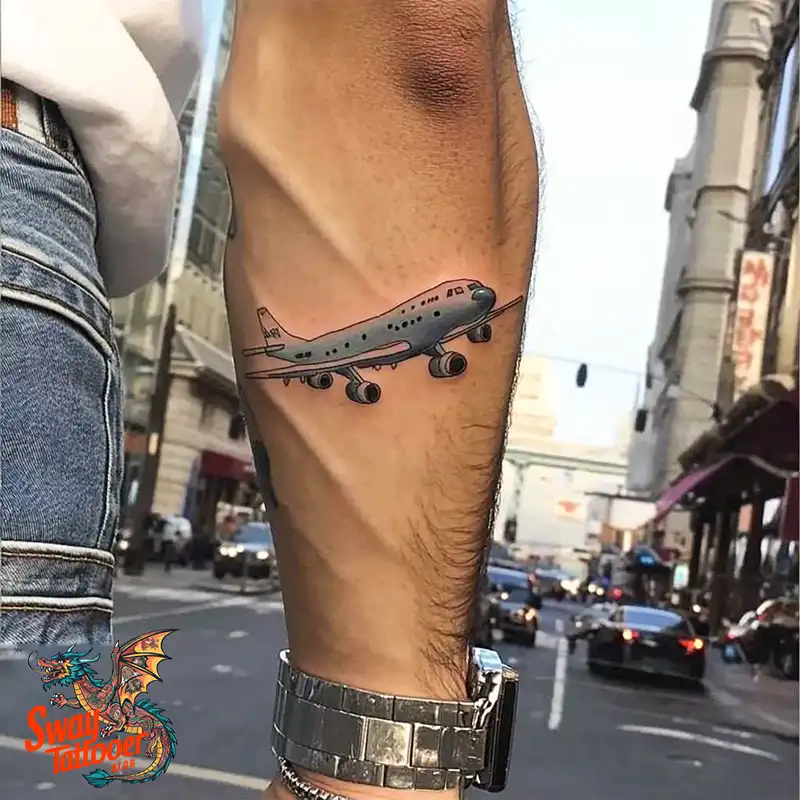 80 Airplane Tattoo Designs: Ink Ideas for Sky Enthusiasts 15 Airplane Tattoo